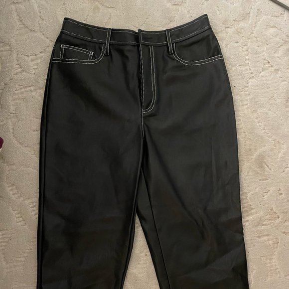 STAUD BLACK LEATHER PANT - Picture 3 of 8